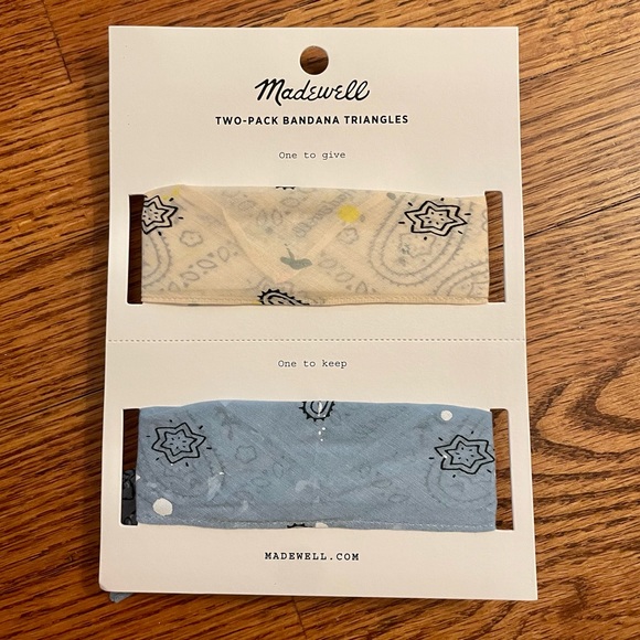 Madewell Accessories - Madewell 2-Pack Bandana Triangles